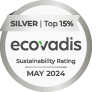 Silver certification of Ecovadis